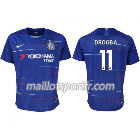 Maillot de Foot Chelsea DROGBA 11 Domicile 2018/19 Maillot de Foot Chelsea DROGBA 11 Domicile 2018/19